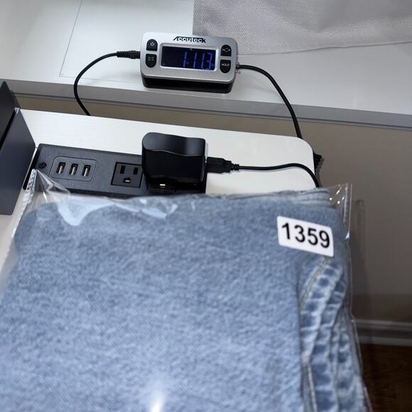 GAP Jeans Womens 30 10 Tall Baggy Mid Rise Ultrasoft Wide Leg Light Wash See Pic - Picture 13 of 15